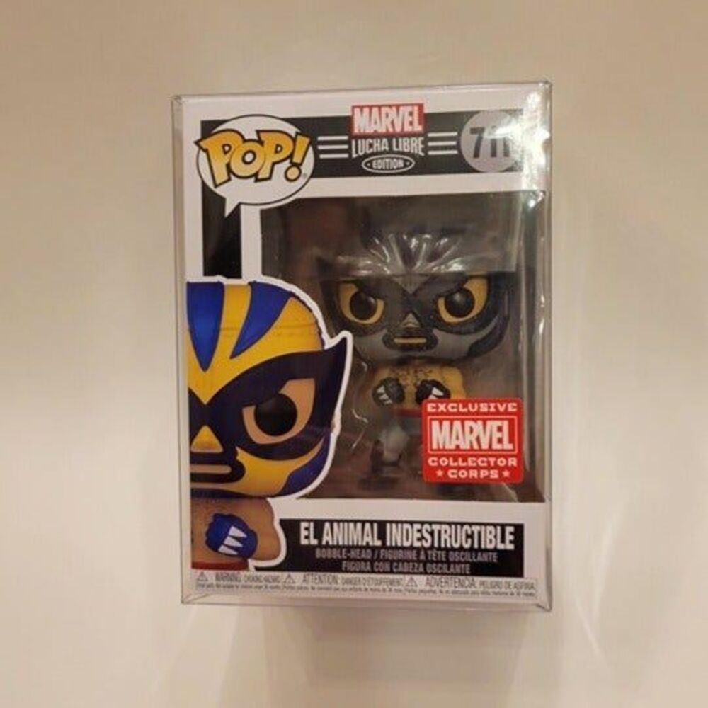 Funko Pop! El Animal Indestructible Marvel Lucha Libre Edition #711 w/Pr…